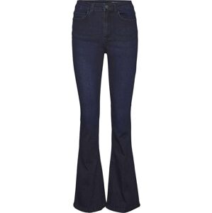 Noisy May Rozšírené džínsy s vysokým pásom Sallie Dámské džíny tmavě modrá
