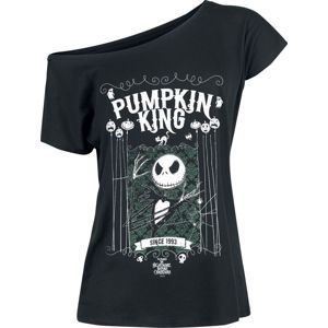 The Nightmare Before Christmas Jack Skellington - Pumpkin King Dámské tričko černá