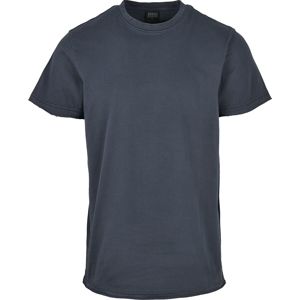 Urban Classics Basic tričko s neukončenými lemy Tričko modrá