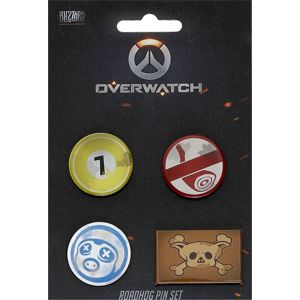 Overwatch Roadhog Pin Set Sada odznaků vícebarevný