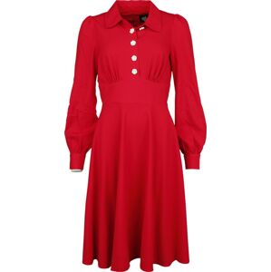 Hell Bunny Midi šaty Mia Šaty červená