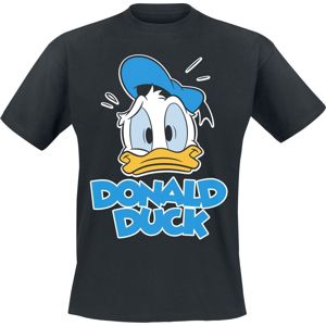 Donald Duck Face Tričko černá