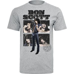 Bon Scott Live Photo Tričko šedá