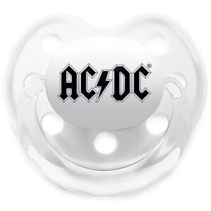 AC/DC Metal-Kids - Logo Schnuller bílá/cerná