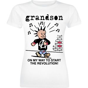 Grandson Start A Revolution Dámské tričko bílá