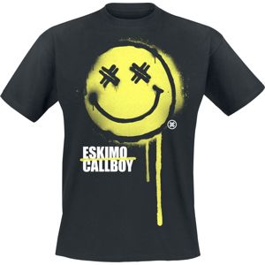 Eskimo Callboy Spray Smile Tričko černá