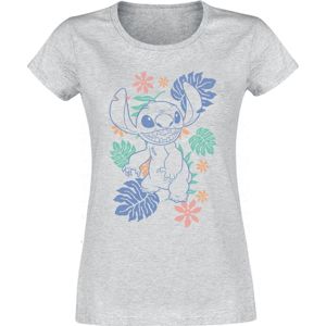 Lilo & Stitch Tropical Dámské tričko šedý vres