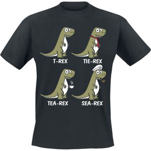 Tierisch T-Rex Tričko černá