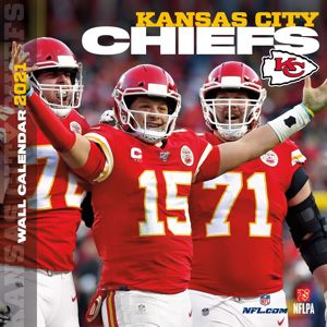 NFL Nástěnný kalendář 2021 Kansas City Chiefs Nástenný kalendář standard