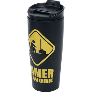 Gamer At Work kávový šálek černá