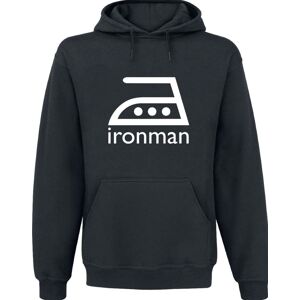 Sprüche Ironman Mikina s kapucí černá