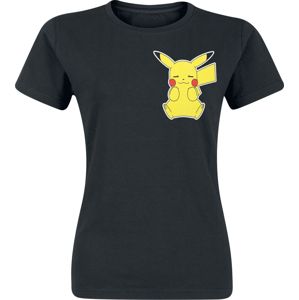 Pokémon Pikachu dívcí tricko černá