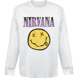 Nirvana Smiley White Mikina bílá