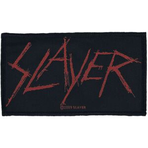 Slayer Slayer Logo nášivka cerná/cervená