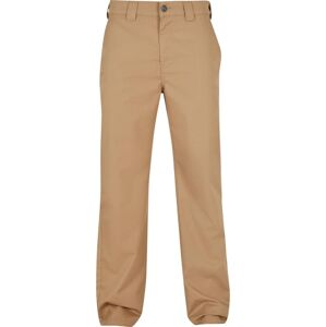 Urban Classics Classic Workwear Pants Bavlnené kalhoty béžová