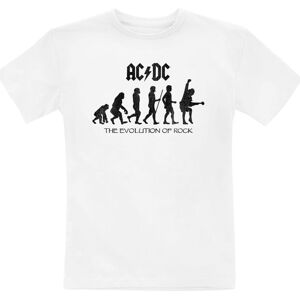 AC/DC Evolution Of Rock detské tricko bílá