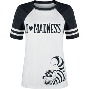 Alice in Wonderland I Love Madness Dámské tričko cerná/bílá