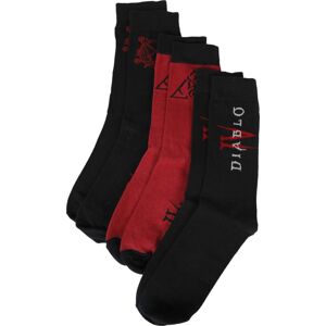 Diablo IV - Hell Ponožky vícebarevný