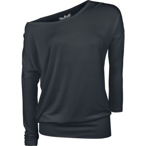 Black Premium by EMP Fast And Loose dívcí triko s dlouhými rukávy černá