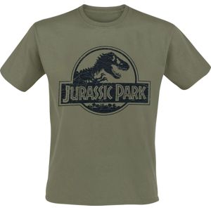 Jurassic Park Logo Tričko zelená