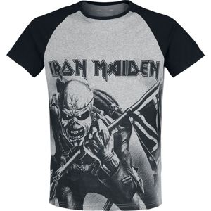 Iron Maiden EMP Signature Collection Tričko světlešedá melírovaná/čierna