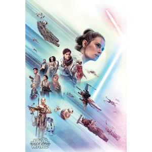 Star Wars Episode 9 - Der Aufstieg Skywalkers - Rey plakát vícebarevný