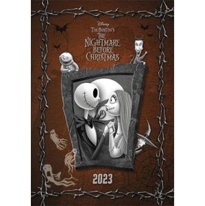 The Nightmare Before Christmas A5 Kalenderbuch 2023 Diář vícebarevný