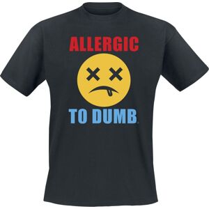 Goodie Two Sleeves Allergic To Dumb Tričko černá