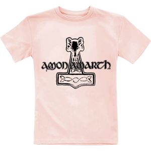Amon Amarth Logo Kids detské tricko světle růžová