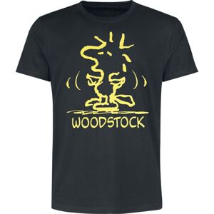 Peanuts Woodstock Tričko černá