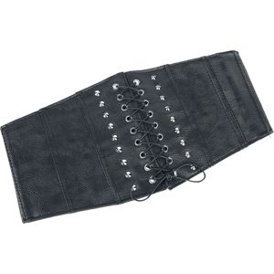 Jawbreaker Koženkový pásek Opasky černá