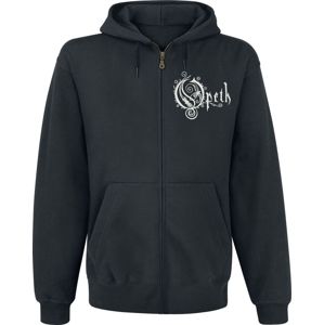 Opeth House mikina s kapucí na zip černá
