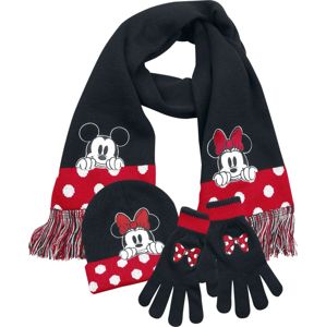 Mickey & Minnie Mouse Minnie Mouse - Dots & Bows Šála a rukavice vícebarevný