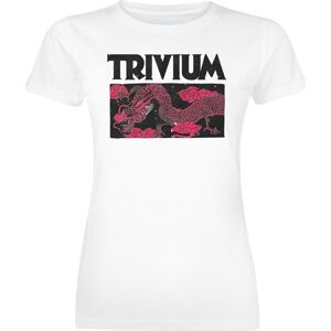Trivium Double Dragon Dámské tričko bílá