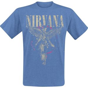Nirvana In Utero Tričko smíšená modrá