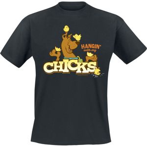 Scooby-Doo Hangin With My Chicks tricko černá