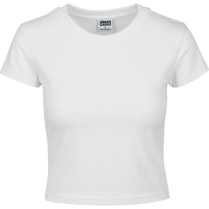 Urban Classics Dámské strečové žerzejové tričko krátkého střihu dívcí tricko bílá
