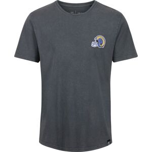 Recovered Clothing NFL Rams college - černé seprané Tričko vícebarevný