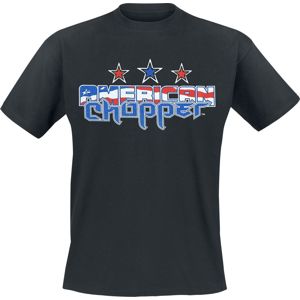 American Chopper Flag Logo Tričko černá