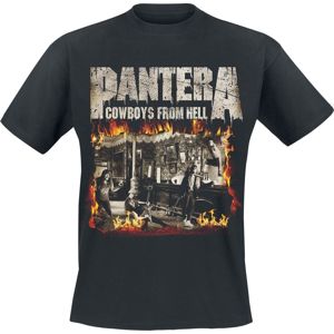 Pantera Cowboys From Hell - Fire Frame Tričko černá