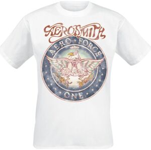 Aerosmith Aero Force One Seal Tričko bílá