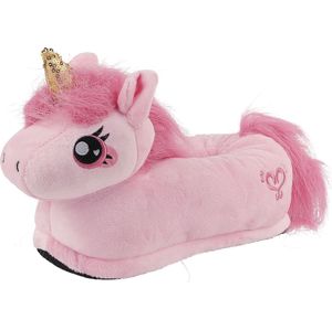 Corimori Dětské pantofle Pink Unicorn Dětské boty světle růžová