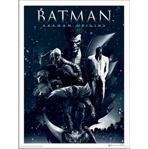 Batman Batman Arkham Origins - Montage Zarámovaný obraz vícebarevný