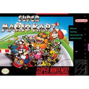 Super Mario Super Mario Kart - Super Nintendo tisk na plátne standard