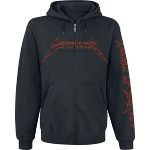 Metallica Metal Up Your Ass mikina s kapucí na zip černá