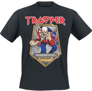 Iron Maiden Trooper Beer Badge Tričko černá