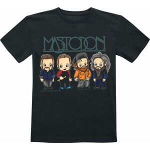 Mastodon Kids - Band Characters detské tricko černá