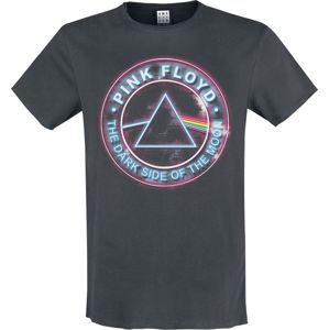 Pink Floyd Amplified Collection - Neon Dark Side tricko charcoal