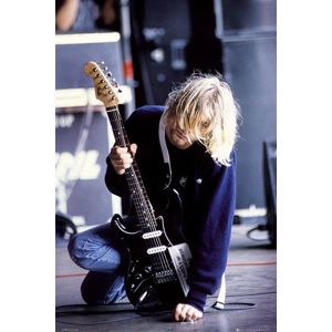 Nirvana Kurt Cobain - Guitar plakát vícebarevný