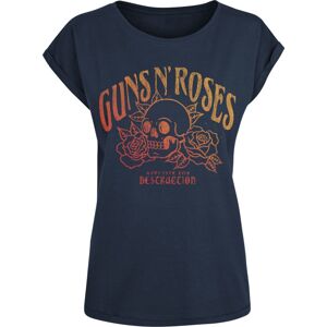 Guns N' Roses Appetite For Destruction Skull Dámské tričko námořnická modrá